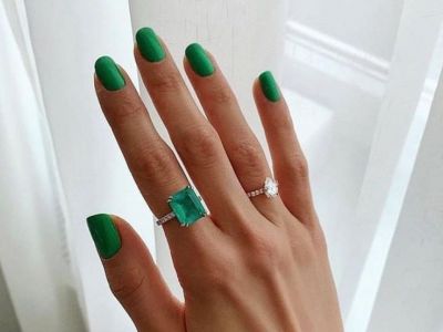 Το πράσινο είναι το απόλυτο χρώμα του φθινοπώρου - 10 nail art για να διαλέξεις