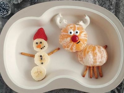 Χριστουγεννιάτικα πιάτα με φρούτα εποχής - Τα παιδιά θα ενθουσιαστούν