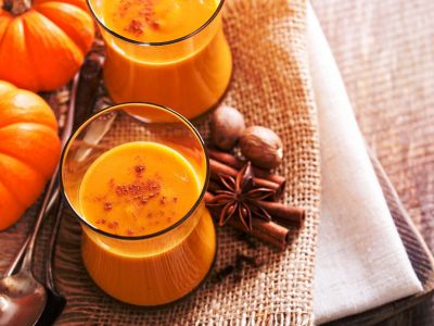 Smoothie γονιμότητας με γλυκιά κολοκύθα