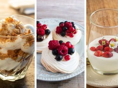 3 συνταγές για γιαουρτογλυκό με 3 υλικά σε 3 λεπτά