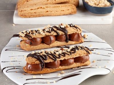 Εκλέρ με κρακελίν - Μια παραλλαγή του γαλλικού γλυκού