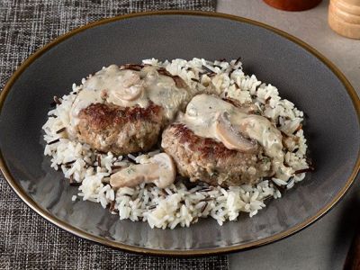 Μπιφτέκια αλά κρεμ -  Εύκολο φαγητό και πολύ νόστιμο