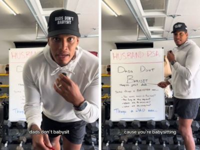 «Οι μπαμπάδες δεν κάνουν babysitting πια» λέει ένας ποδοσφαιριστής και γίνεται viral