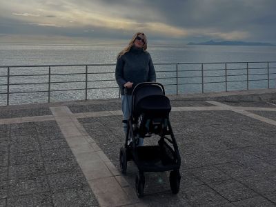 Φωτεινή Πετρογιάννη: Η πρώτη βόλτα με τον νεογέννητο γιο της