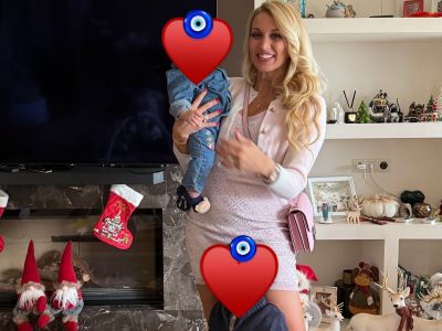 It's breakfast time! Η φώτο της Κωνσταντίνας Σπυροπούλου με τους γιους της στην κουζίνα του σπιτιού