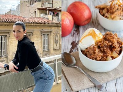 Apple crumble: Κάν’ το όπως η Νικολέττα Ράλλη και τα παιδιά σου θα το λατρέψουν