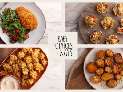 4 συνταγές με πατάτες baby από τον Άκη Πετρετζίκη