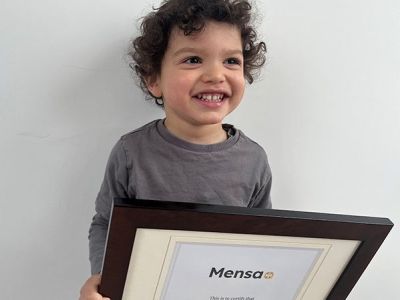 Αγοράκι 2 ετών εντυπωσιάζει με τον δείκτη νοημοσύνης του - Είναι το νεότερο μέλος της Mensa
