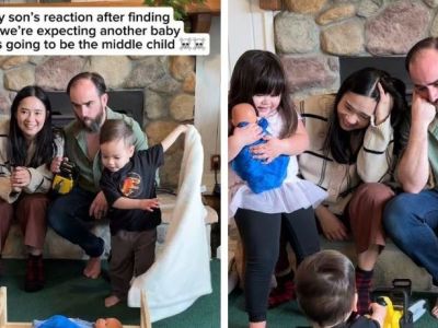 Νήπιο γίνεται viral με την απίθανη αντίδρασή του όταν μαθαίνει πως θα αποκτήσει αδελφάκι