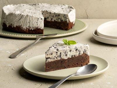 Τούρτα παγωτό με brownie - Από τις πιο νόστιμες που έχετε δοκιμάσει
