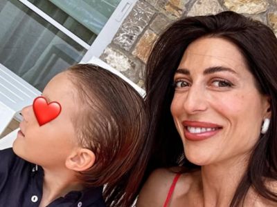 Φλορίντα Πετρουτσέλι: Δείτε τον μακρυμάλλη καστανόξανθο γιο της (εικόνα)