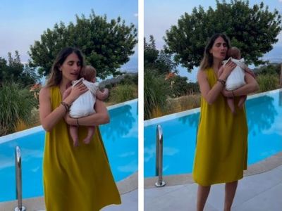 «Αγγελική φωνή»: Η Παυλίνα Βουλγαράκη συγκινεί νανουρίζοντας το μωρό της (βίντεο)
