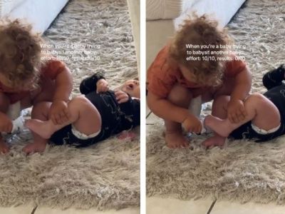 Δύο παιδιά κάτω των δύο ισούνται με το απόλυτο χάος - Η ξεκαρδιστική viral δοκιμασία ντυσίματος