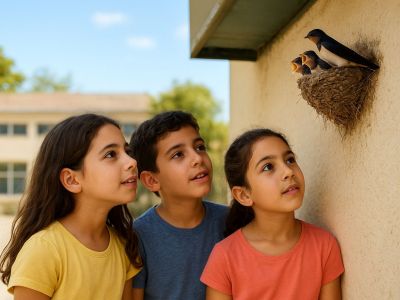 Φύλλα εργασίας με θέμα τα χελιδόνια για παιδιά νηπιαγωγείου και δημοτικού