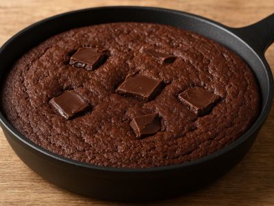 Brownie στο τηγάνι: Tο πιο γρήγορο γλυκό για τα παιδιά σας