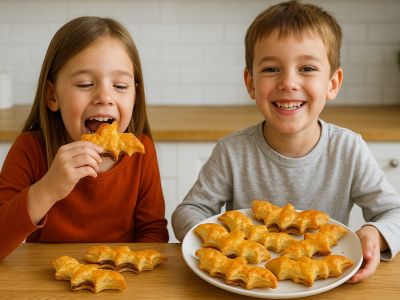 Νυχτερίδες από σφολιάτα και πραλίνα – Μια Halloween συνταγή
