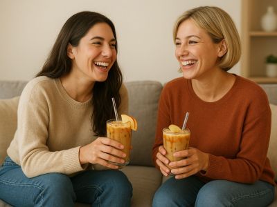 Ο καφές είναι ο BFF της μαμάς – Και αυτός ο φθινοπωρινός apple iced coffee είναι ό,τι χρειάζεσαι