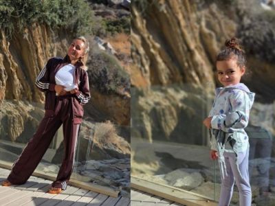 Η Βασιλική Μιλλούση αποχαιρετά τον Σεπτέμβρη με μια βόλτα στη θάλασσα με την κόρη της και τη γιαγιά