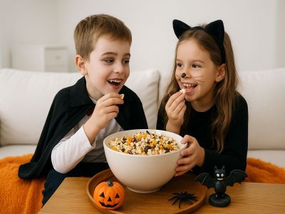 Halloween popcorn για παιδιά - Πώς θα το φτιάξετε