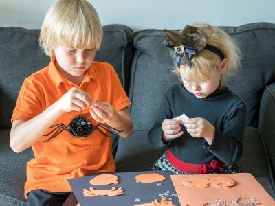 Κατασκευές Halloween της τελευταίας στιγμής για παιδιά