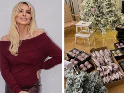 Κατερίνα Καινούργιου: Το ροζ δέντρο που «έκλεψε» τις εντυπώσεις και η παιδική φωτογραφία