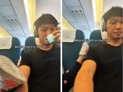 Η «χειρότερή» του πτήση - Το viral βίντεο με επιβάτη που τον κλωτσά νήπιο που γκρινιάζει