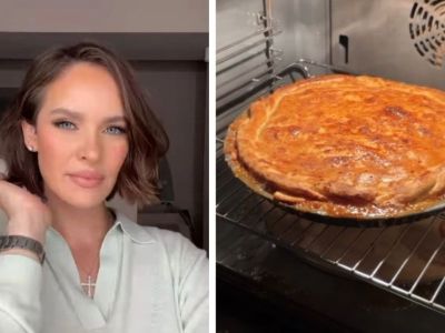 Η Ανίτα Μπραντ μας έδωσε τη συνταγή για τη δική της μυρωδάτη μηλόπιτα που έφτιαξε με τη μαμά της