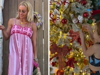 Βασιλική Μιλλούση: Το εντυπωσιακό χριστουγεννιάτικο δέντρο που στόλισε με τις κόρες της