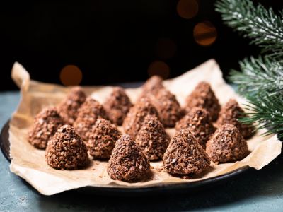 Τρουφάκια με γεύση μπισκότο - Εύκολα χωρίς ψήσιμο