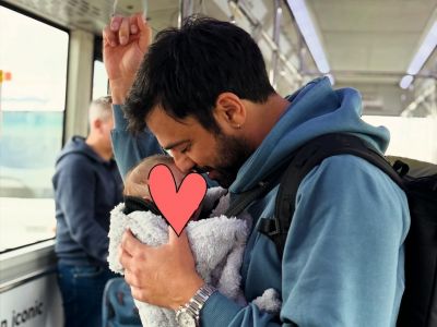 Ανδρέας Γεωργίου: Η τρυφερή φωτογραφία με τη μικροσκοπική γυναίκα της ζωής του