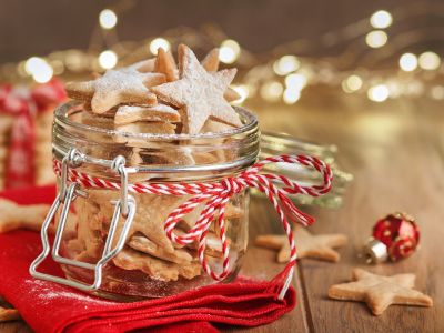 Χριστουγεννιάτικα μπισκότα αστέρια χωρίς γλάσο - Η κλασική συνταγή των γιορτών