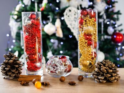 Χριστουγεννιάτικα βάζα: DIY ιδέες για ζεστή και γιορτινή ατμόσφαιρα στο σπίτι