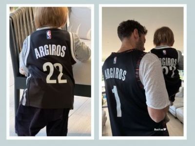 Ο Κωνσταντίνος Αργυρός ποζάρει με τον γιο του φορώντας ίδια φανέλα – Η ανάρτηση της Αλεξάνδρας Νίκα