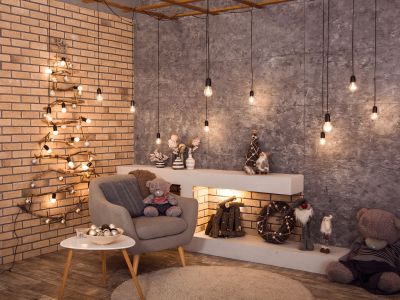 Χριστουγεννιάτικα δέντρα τοίχου: 10 μοντέρνες ιδέες για μικρούς χώρους