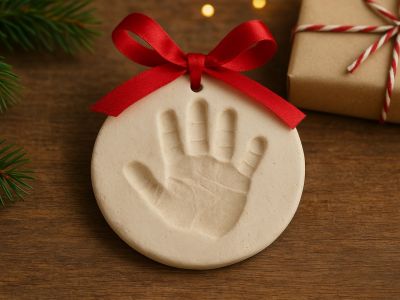 Κρατήστε «ζωντανές» τις αναμνήσεις με στολίδια από τα χεράκια του μωρού σας