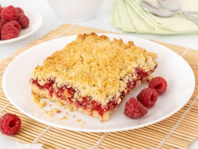Μπάρες crumble με μαρμελάδα