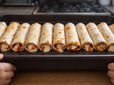 Ρολάκια πίτσας με τορτίγιες - Ιδανικό για picky eaters και νήπια