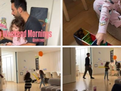 Αριάνα και Φιλίππα Τανιμανίδη: Σαββατοκύριακο γεμάτο παιχνίδι με τον μπαμπά και τον νονό, Μάνο Γαβρά