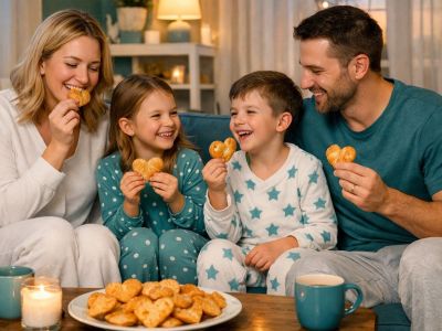 Μαγειρεύουμε με τα παιδιά για τον Άγιο Βαλεντίνο: Σφολιάτες καρδιές γεμιστές με σοκολάτα και φρούτα