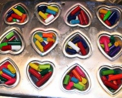 Μην πετάτε τις σπασμένες κηρομπογιές του παιδιού σας!