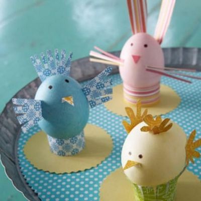 Χειροποίητα αυγά… λαγουδάκια, πουλιά και κοτούλες!