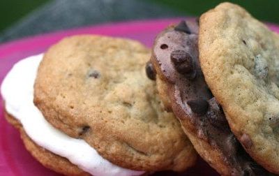 Παγωτό σάντουιτς με cookies