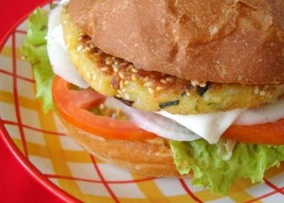 Burgers και μπουκίτσες λαχανικών