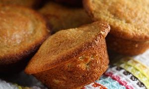 Muffins με γεύση μπανάνα