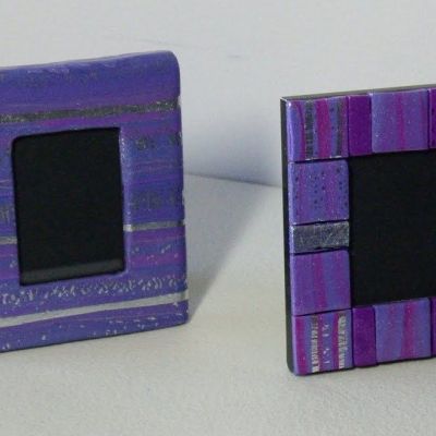 Χειροποίητο καδράκι από πηλό