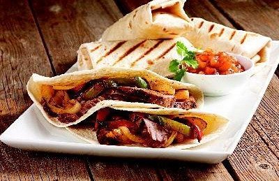 Ψητές fajitas με μοσχαρίσιο κρέας