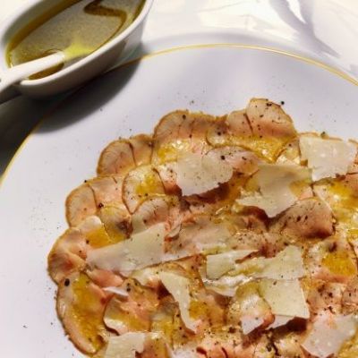 Χοιρινές μπουκίτσες με σάλτσα από μουστάρδα