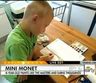 Ο 8χρονος που χαρακτηρίστηκε "Μικρός Μονέ"