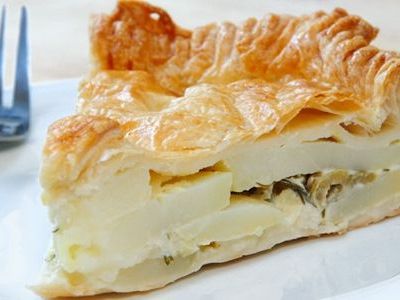 Νόστιμη  αφράτη πατατόπιτα