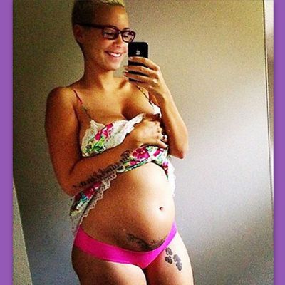Έγκυος και περήφανη η Amber Rose!